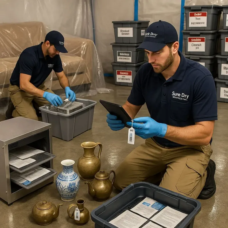 Content Protection and Restoration process in Thermal, CA
