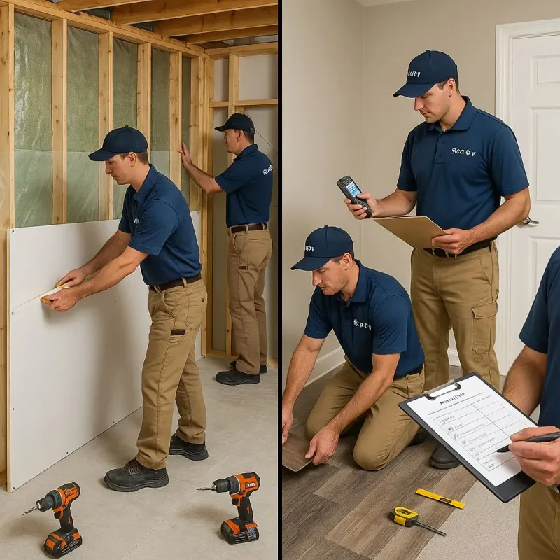 Repairs and Reconstruction process in Thermal, CA